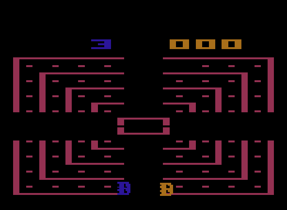 Dodge Blinky by Atari Troll Title Screen
